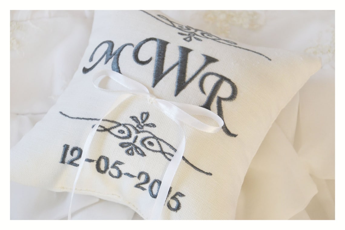 Personalized Ring Bearer Pillow Wedding Ring Pillow Wedding - Etsy