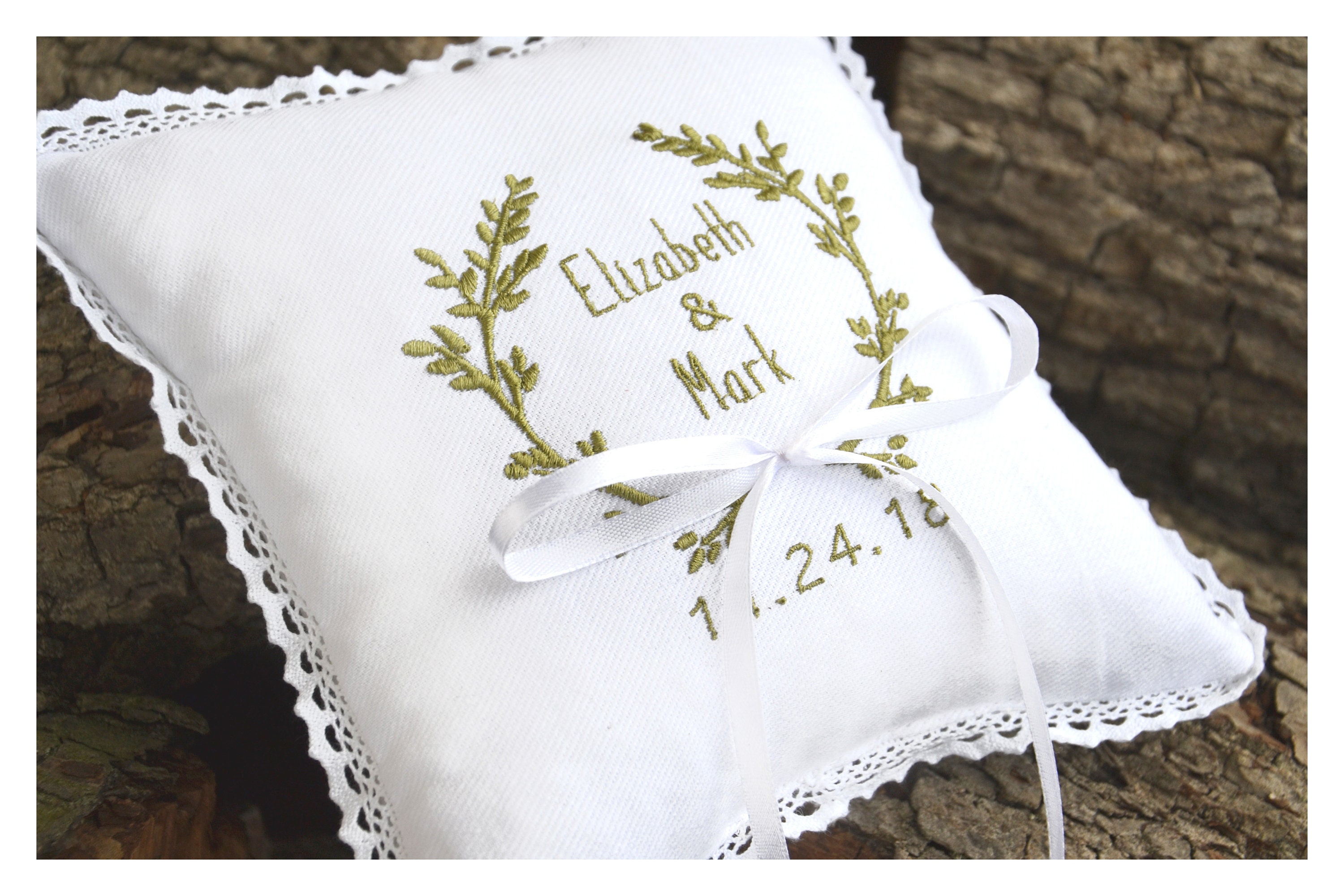 Ring Bearer Pillow Wedding Ring Pillow personalized Ring | Etsy