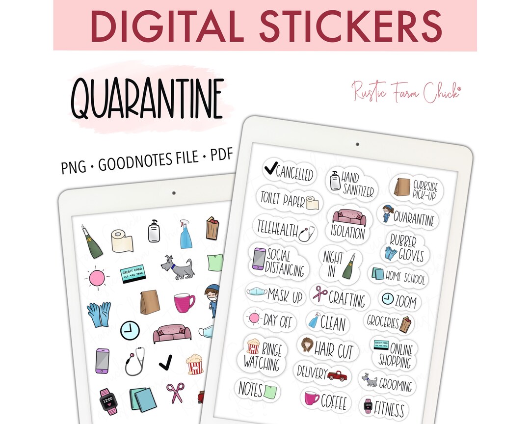 NURSE Digital Stickers for Goodnotes, Nursing Pre-cropped Digital Planner  Stickers, Goodnotes Stickers, Bonus Stickers 