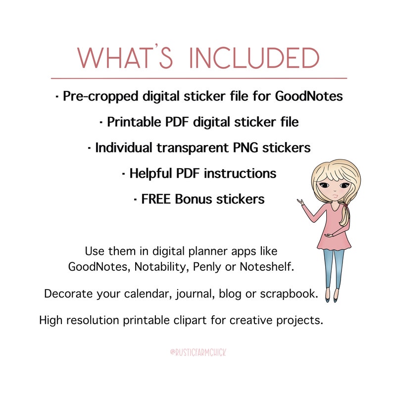 what's included in a digital file for goodmotes