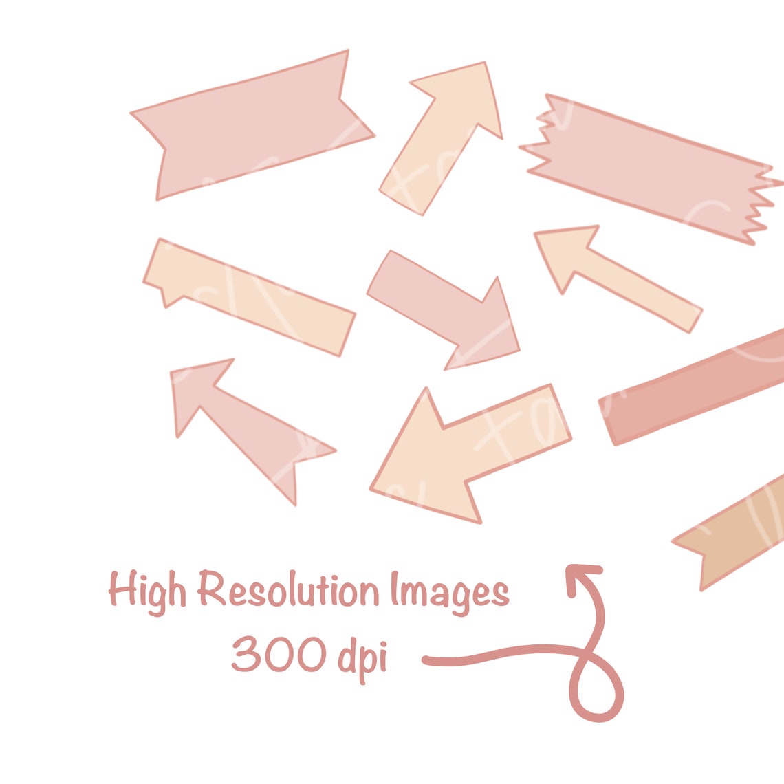 ARROWS Digital Stickers for Goodnotes Precropped Digital Etsy