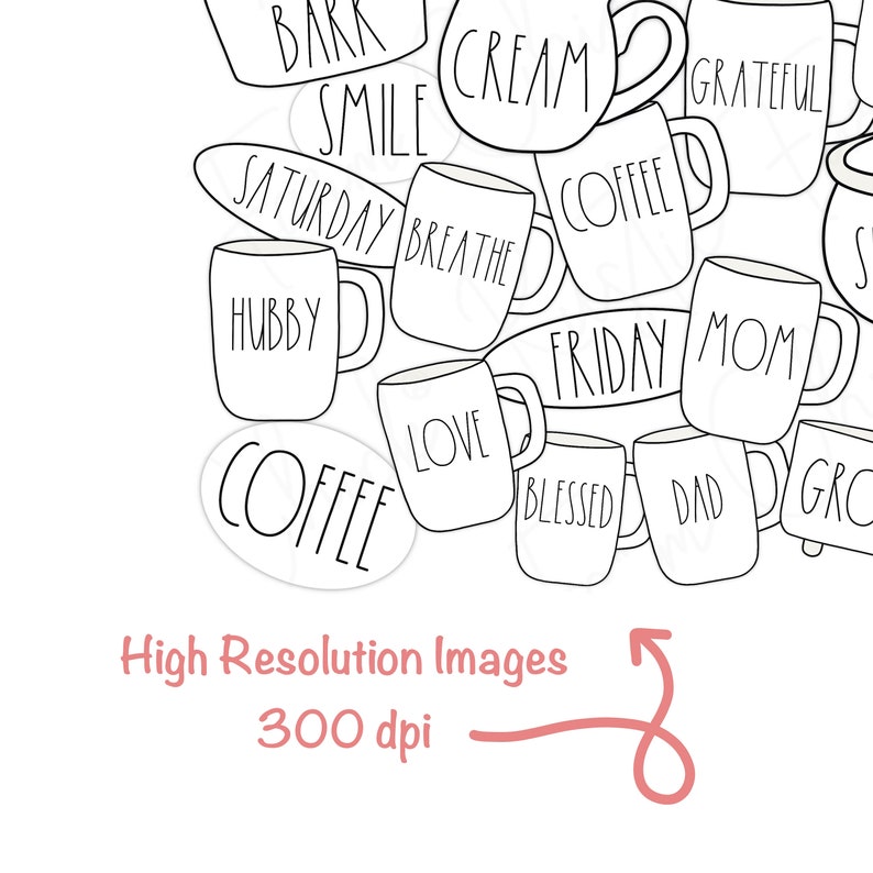 COUNTRY FARMHOUSE Goodnotes Stickers in Popular Farmstyle Font