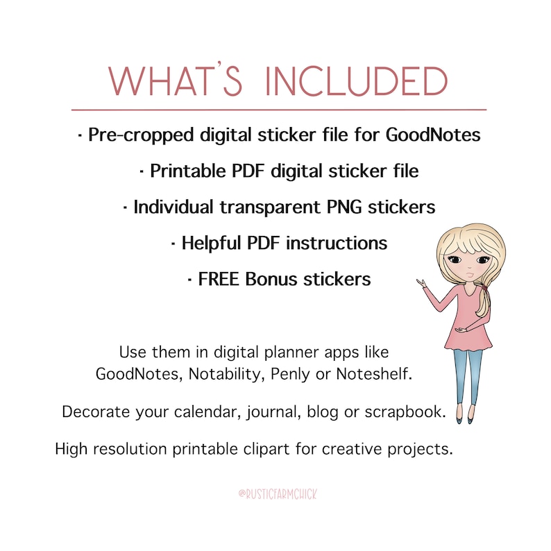what's included in a digital file for goodmotes