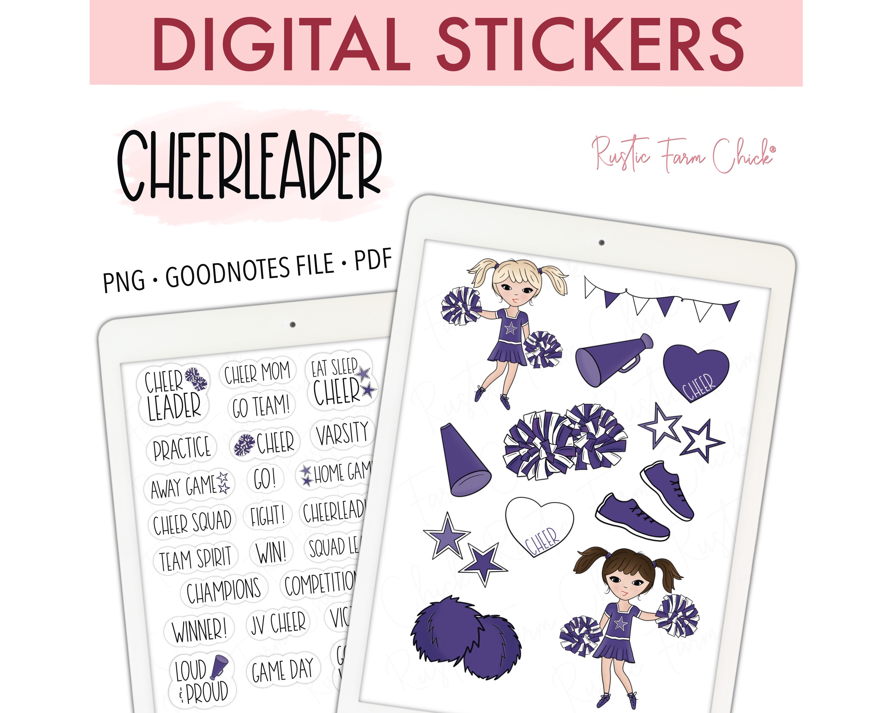 Cheerleading Icon Label Planner/Calendar Stickers [L2-10] - Yahoo Shopping