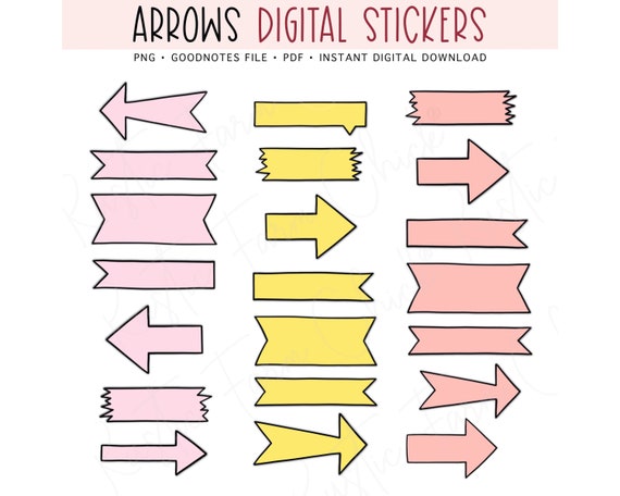 BASIC DAILY Digital Stickers for Goodnotes, Everyday Pre-cropped Digital Planner  Stickers, Goodnotes Stickers, Bonus Stickers 