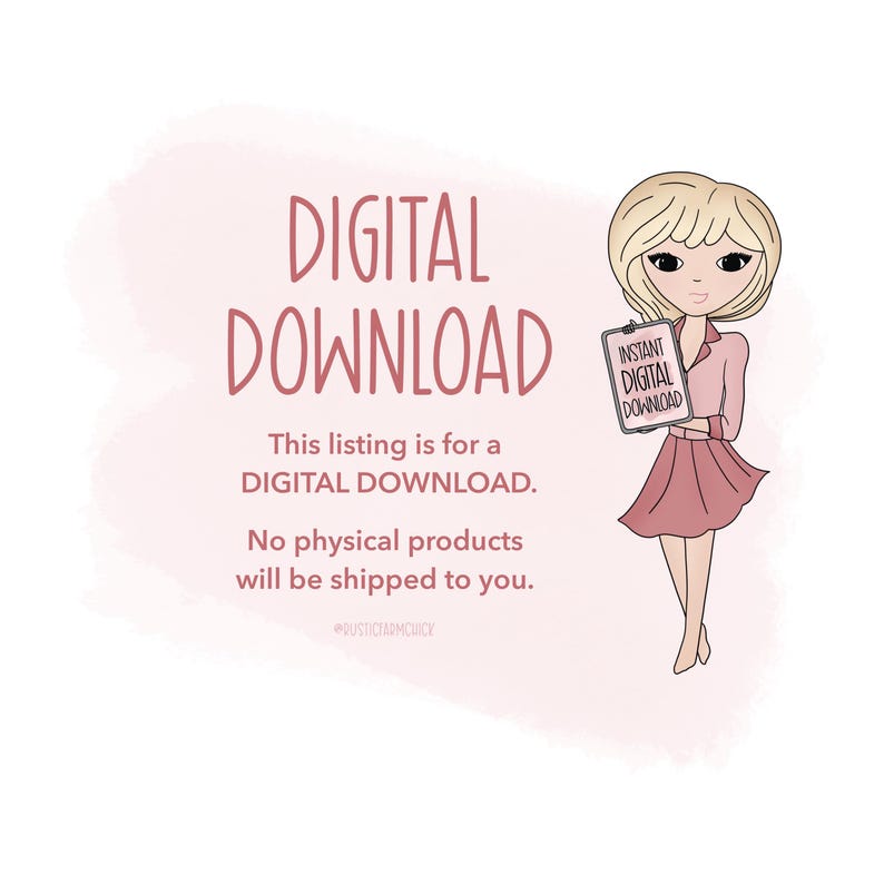 Pu&ograve; includere: Illustrazione di una donna dei cartoni animati che tiene in mano un cartello con la scritta "Download digitale istantaneo". L'immagine include il testo "Download digitale" e afferma che l'inserzione &egrave; per un download digitale, senza spedizione di prodotti fisici.