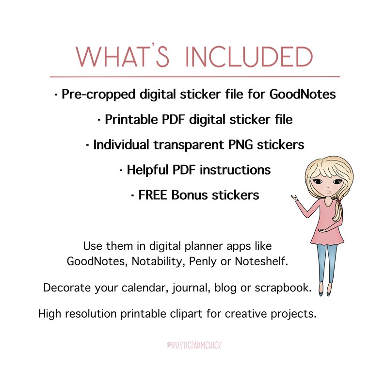 what's included in a digital file for goodmotes