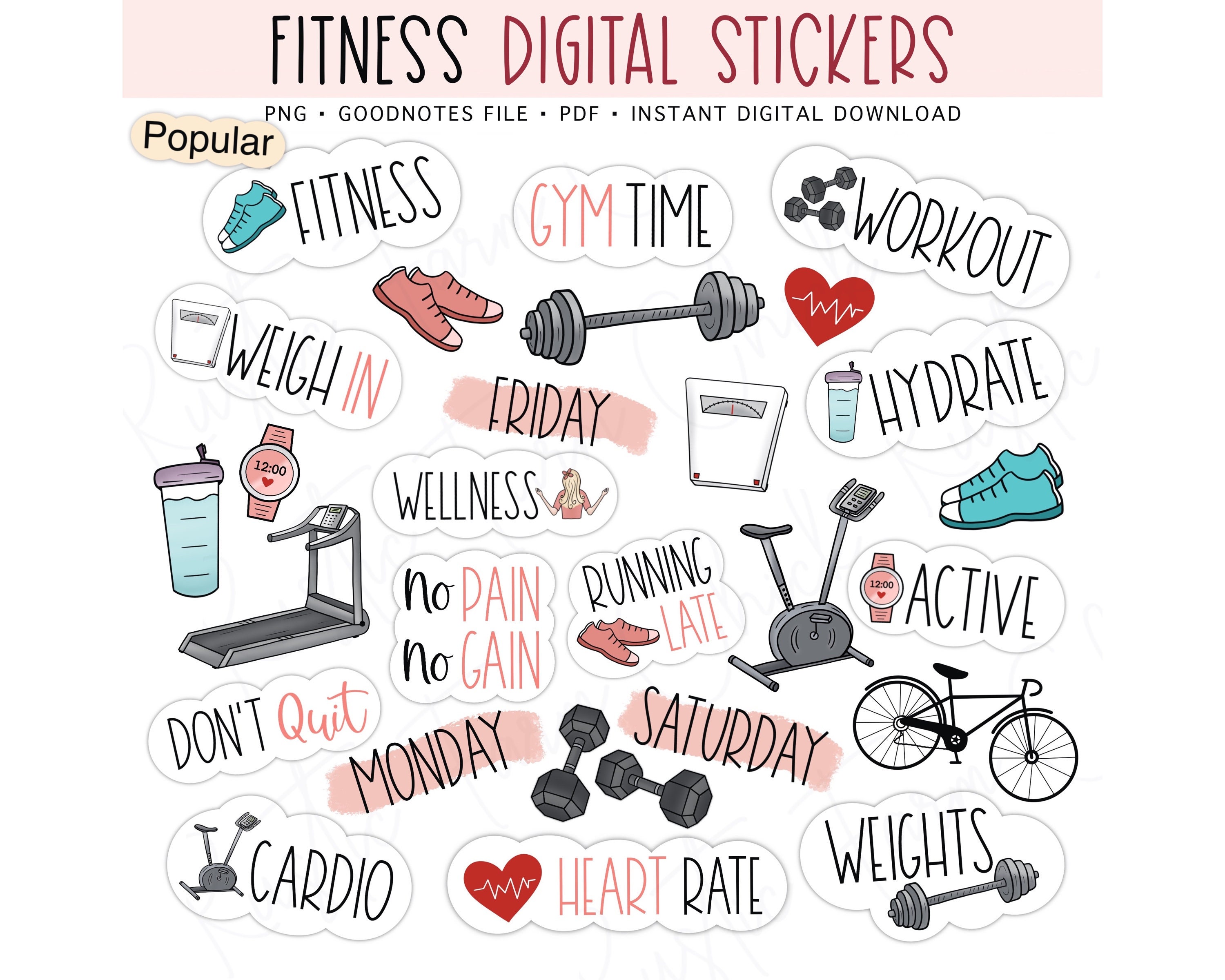 Gym Goals Motivation Straight Happiness - Best Fitness Gifts - Funny Gym - Funny  Gym Lover Gift - Sticker