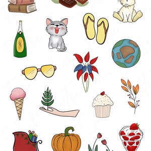 SEASONS & MONTHS Digital Stickers for GoodNotes, Pre-cropped Digital Planner Stickers, GoodNotes Stickers, National Days, Bonus Stickers image 6