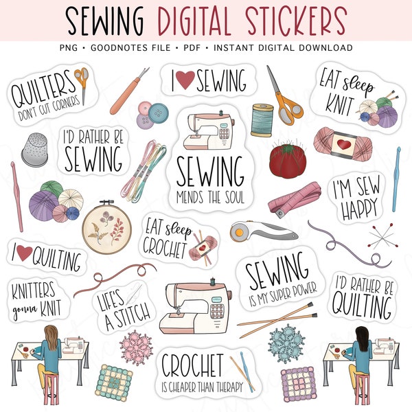 Quilting Stickers - Etsy