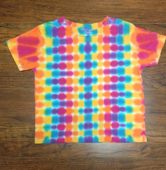 Rainbow checkerboard shirt hot sale