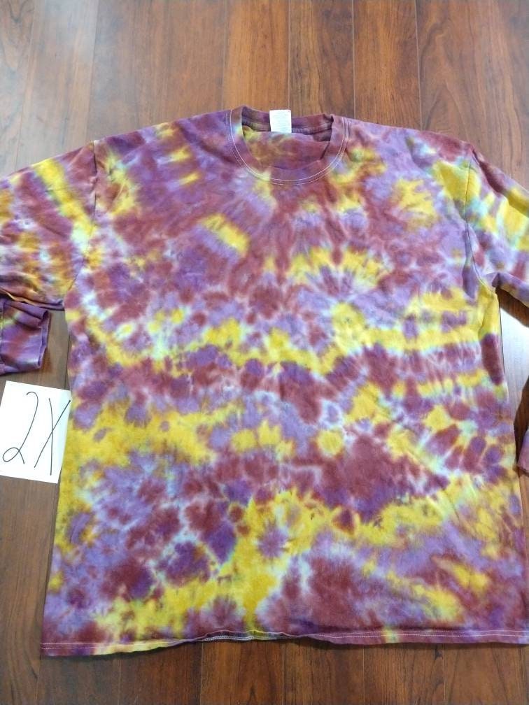 【SATIIIZ】Defen Lettering Dyeing Long Sleeve T-Shirt Deripes Coloring Long Sleeve T-Shirt - satiiiz