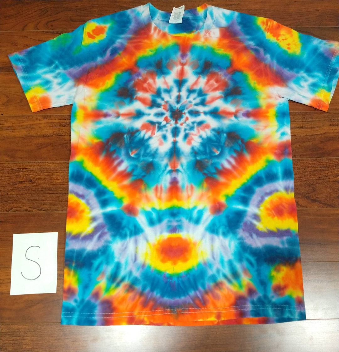 038 Adult Small Tie-dye Shirt - Etsy