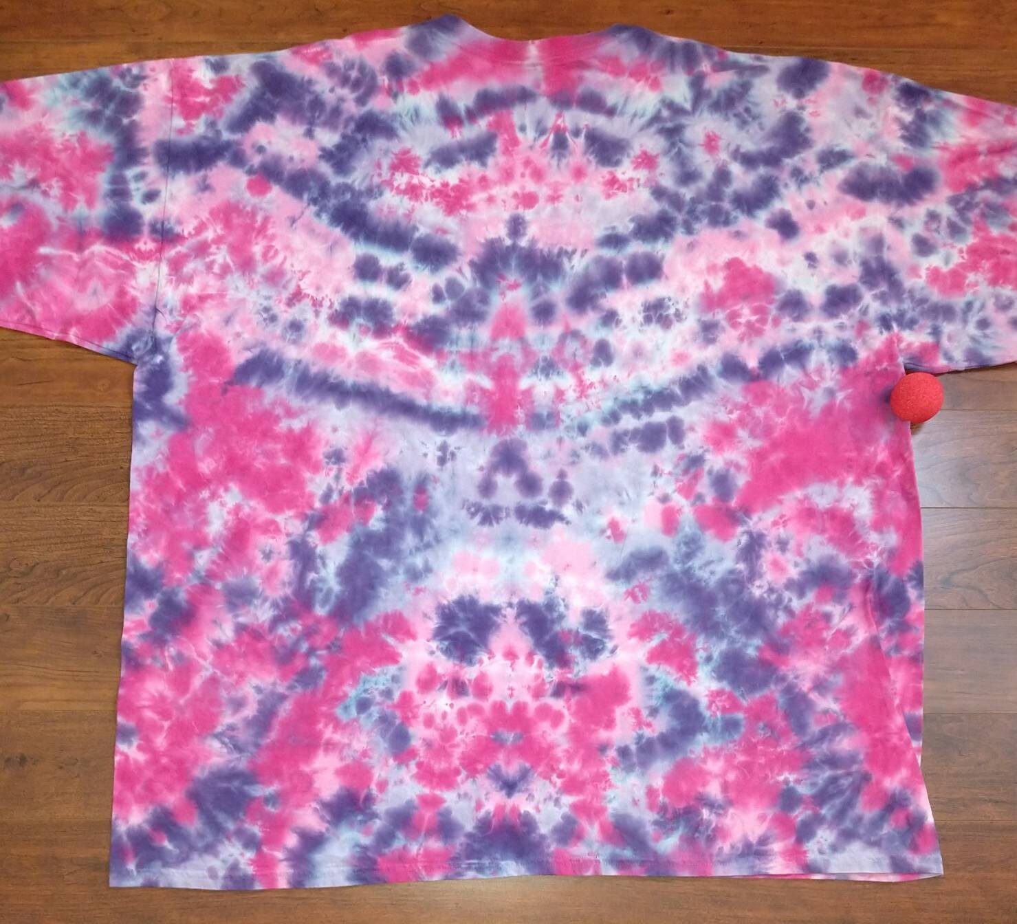 5XL pink and purple tie-dye shirt 20036 | Etsy