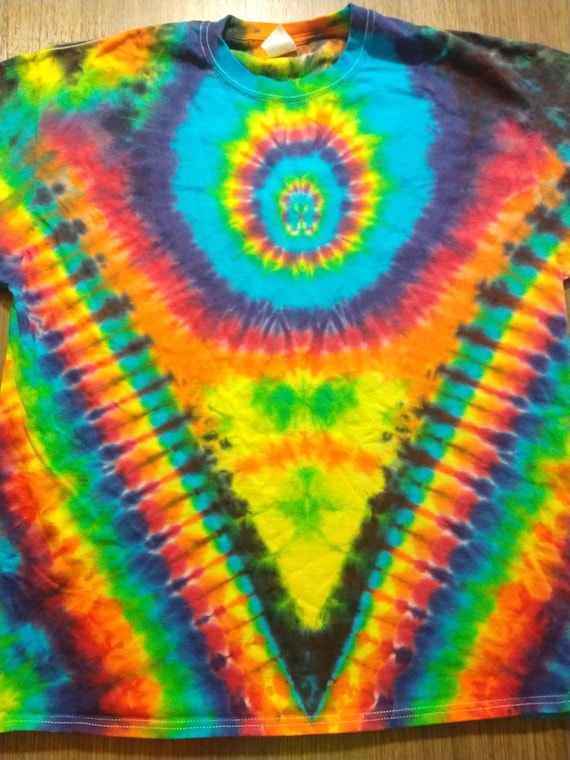 523 XL Stagate Vee Tie-dye Shirt - Etsy