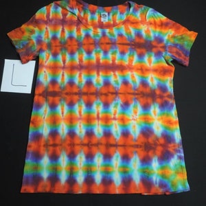 Large Scoop neck tie dye tshirt