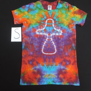 Camiseta pequeña con tinte de corbata de algodón orgánico