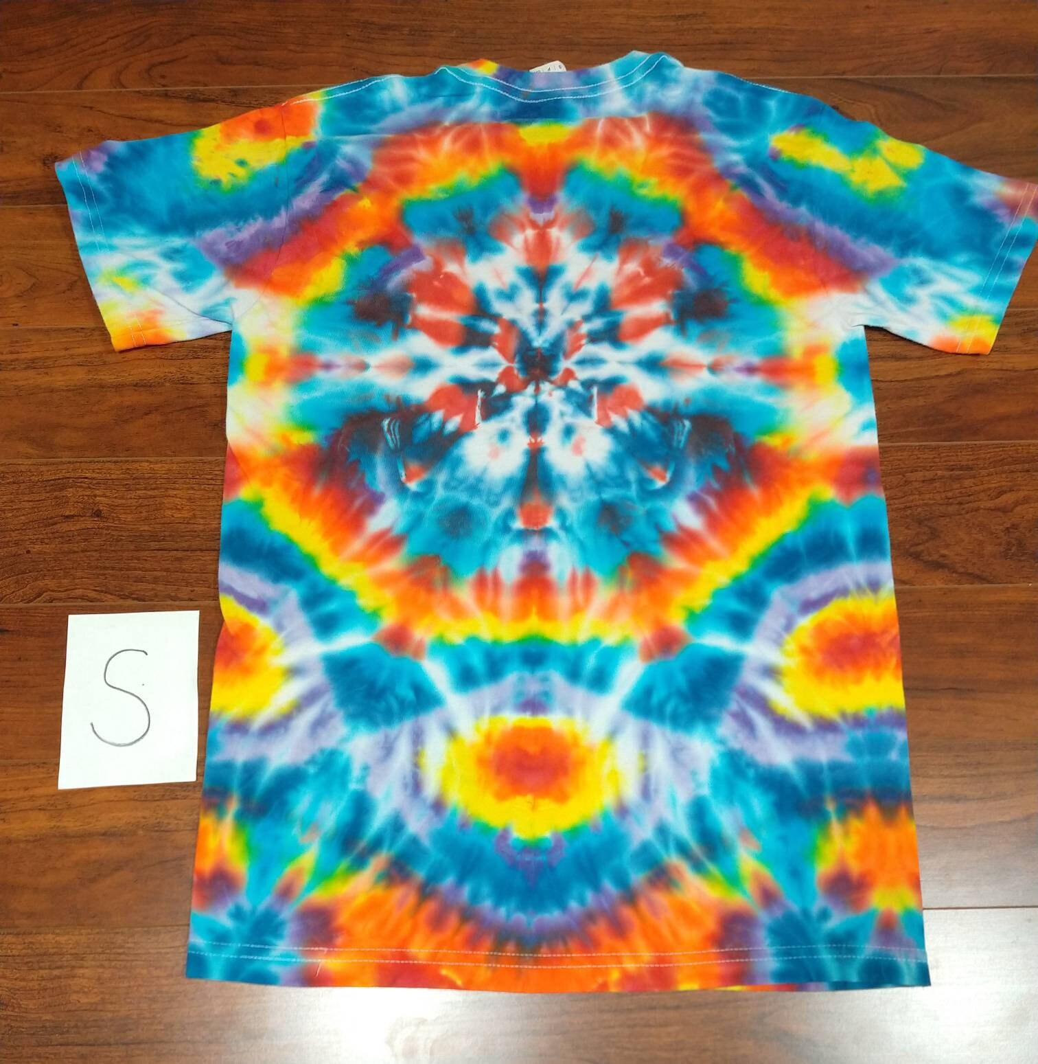Big Sur Embroidered Shaka Wear Over Sized Tie-Dye T-Shirt