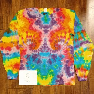 Small tie-dye long sleeve shirt #1255