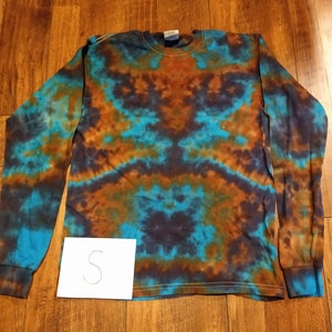 Small tie-dye long sleeve shirt #1264