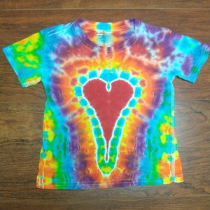 Camicia da indicite 2T-3T arcobaleno cuore cravatta
