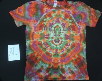 01 XL Vneck tiedye