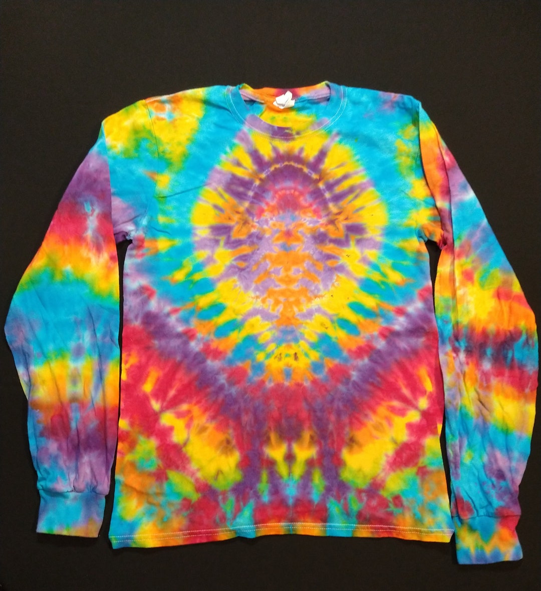 Small Tie-dye Long Sleeve Shirt #008 - Etsy