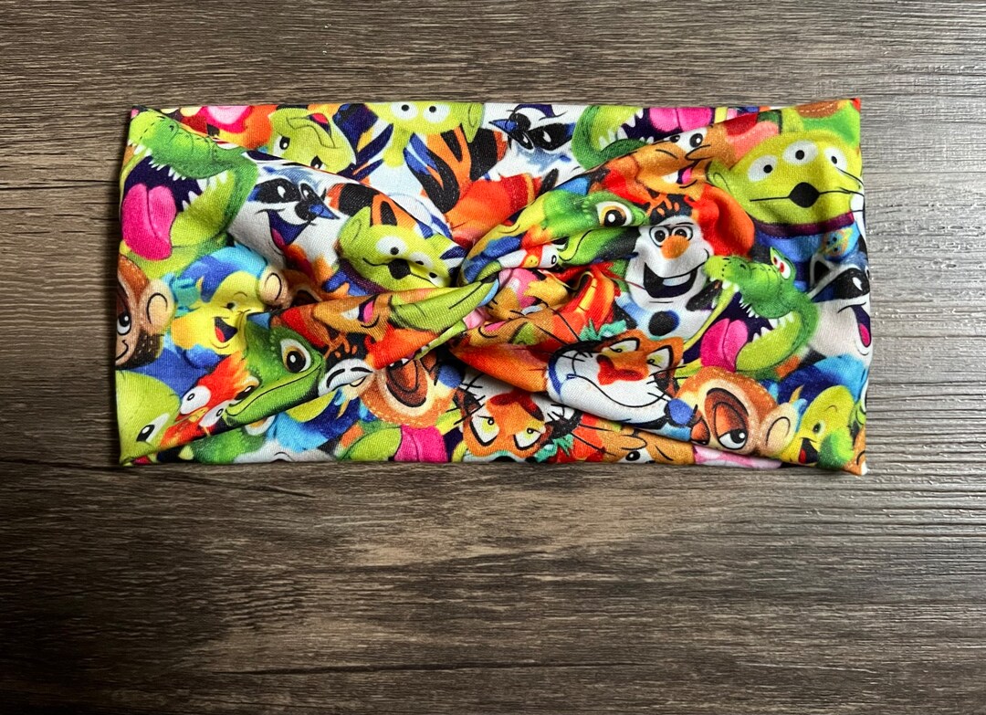 Disney Turban Headband, Disney Characters Headband, Mickey Headband