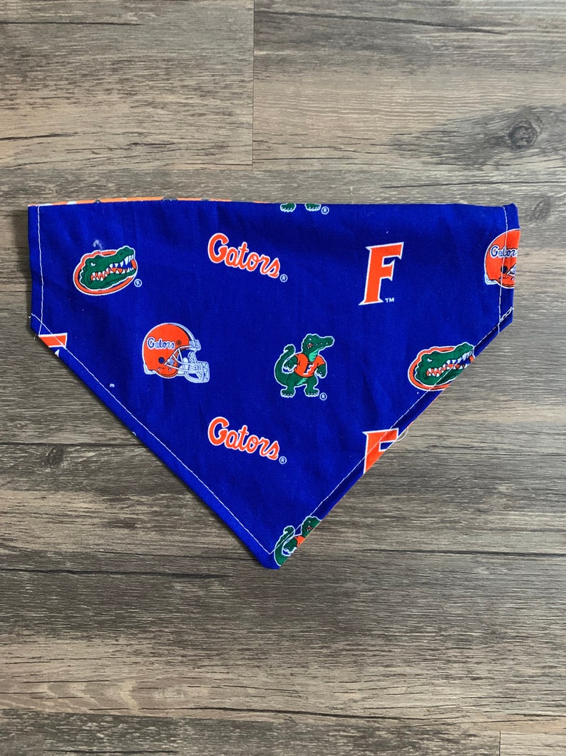 Florida Gators Dog Bandana College Dog Bandana Reversible Etsy
