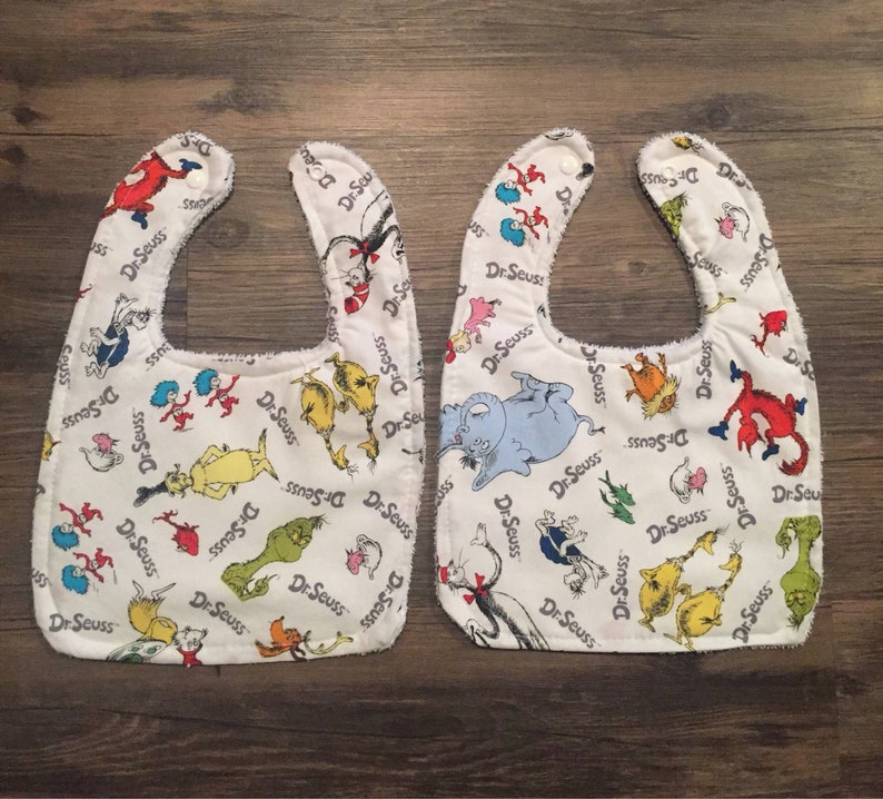 Set Of Two Dr Suess Baby Bibs Neutral Baby Gift Baby Shower Etsy Set Of Two Dr Suess Baby Bibs Neutral Baby Gift Baby Shower Etsy