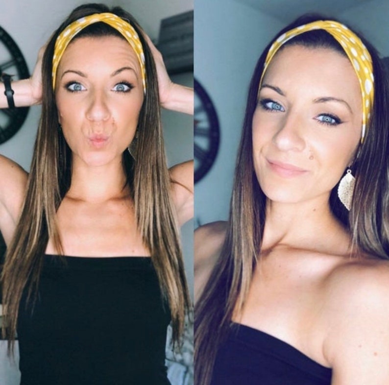 headband Pink floral turban headband teacher gift woman gift baby headband nurse headband exercise headband Mommy and me set