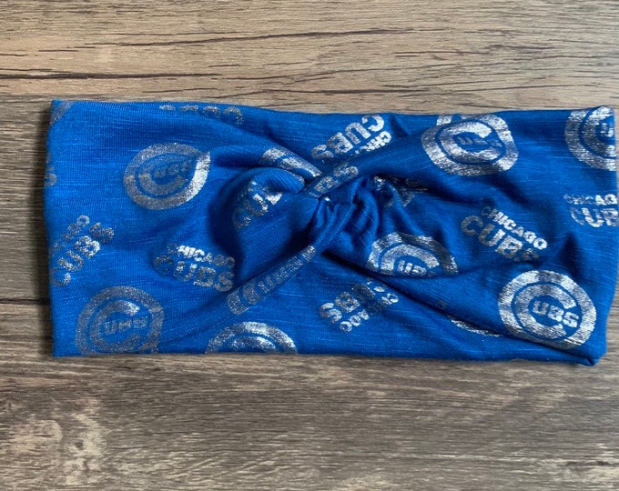 Chicago Cubs Turban Headband Baseball Turban Knotted MLB