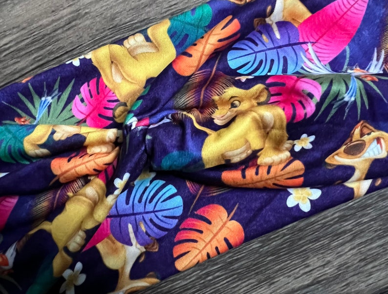 Lion King Turban Headband Simba Headband Knotted Headband Etsy