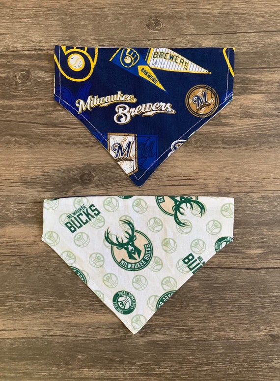 Brewers hotsell dog bandana