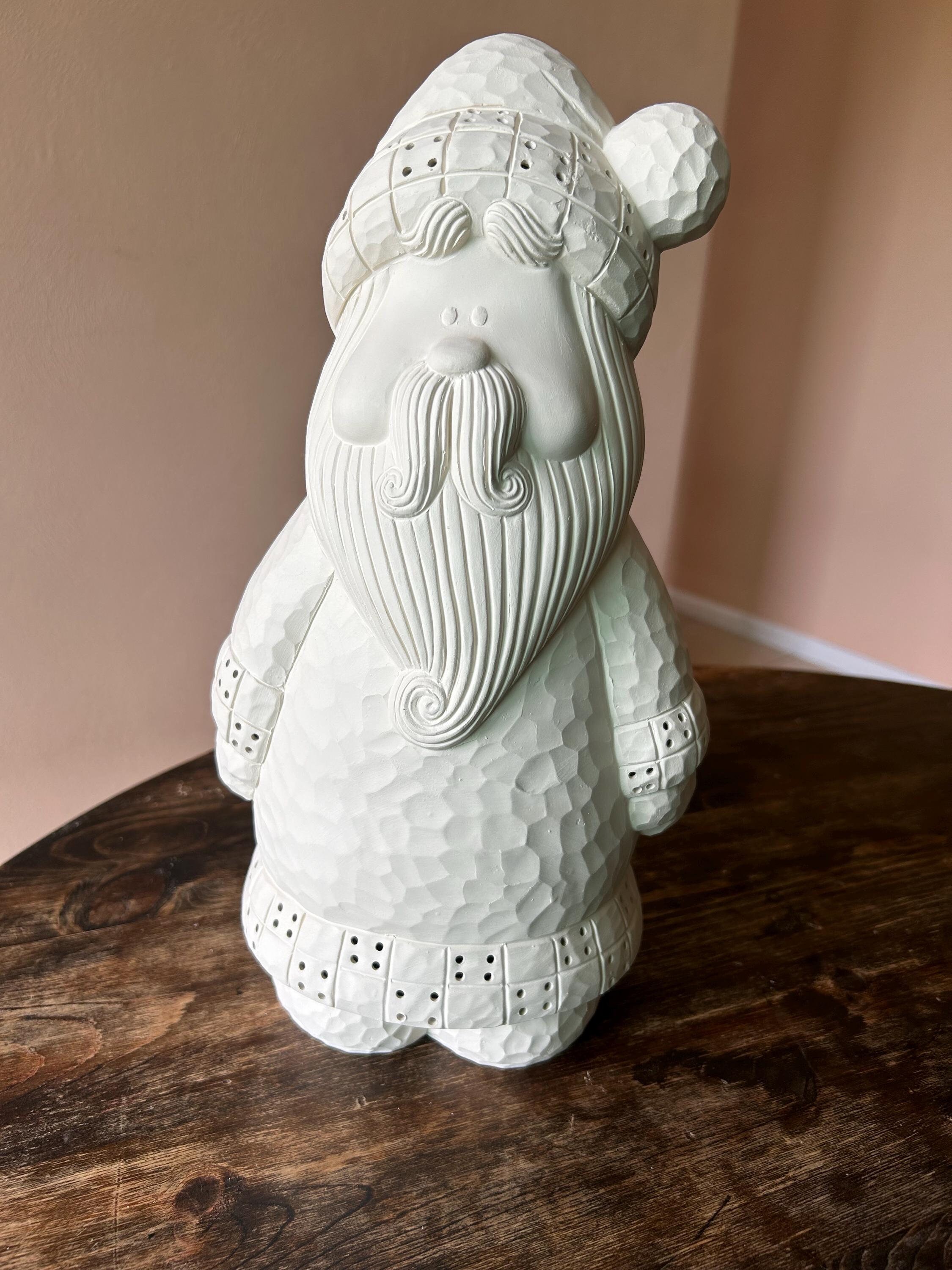 未塗装、すぐに塗装可能な陶器素焼きのサンタ - Etsy 日本