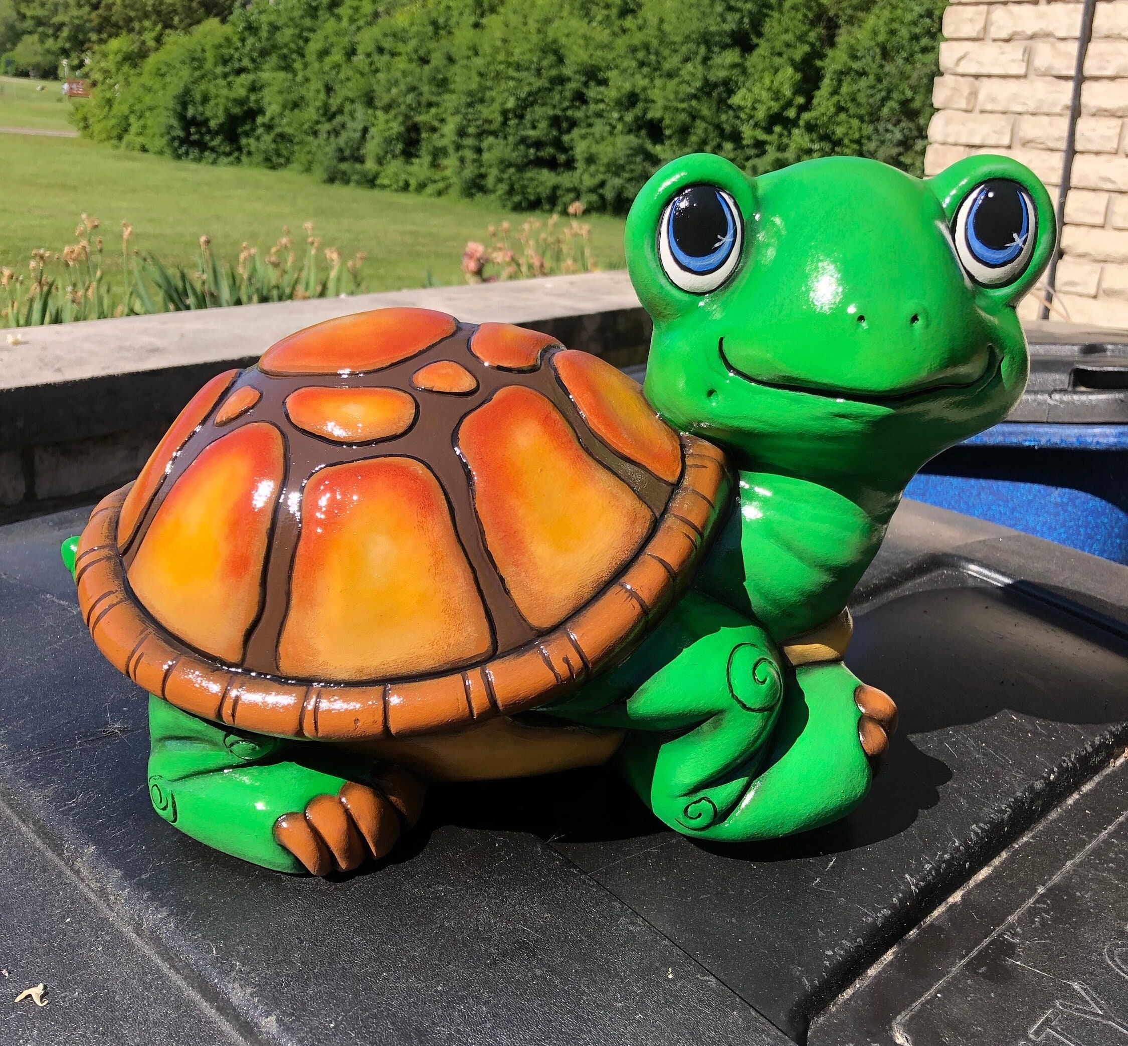 Ceramic Bisque Shelly Turtle - Etsy