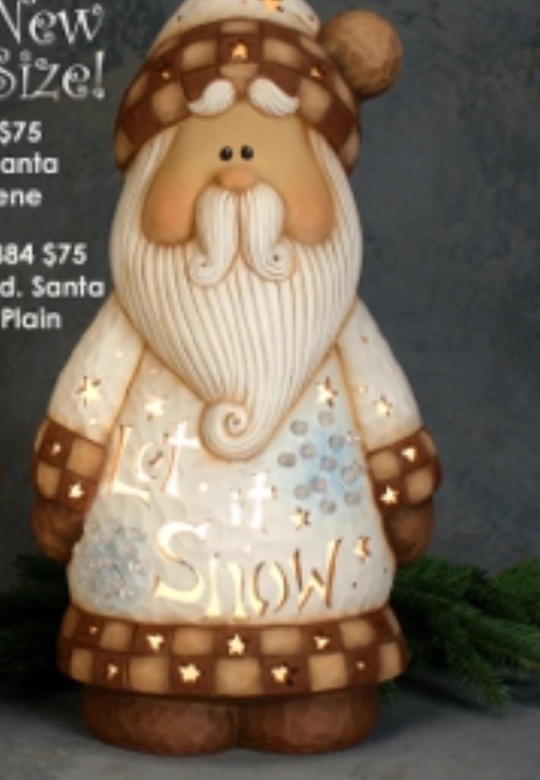 未塗装、すぐに塗装可能な陶器素焼きのサンタ - Etsy 日本