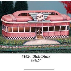 Unpainted Ready to Paint Ceramic bisque Dixie Diner