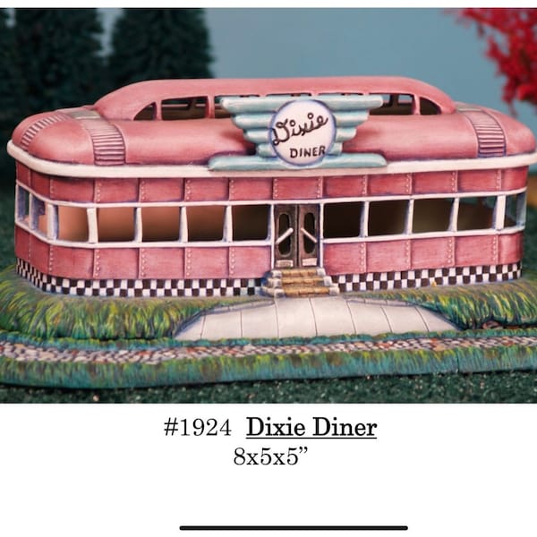 Unpainted Ready to Paint Ceramic bisque Dixie Diner