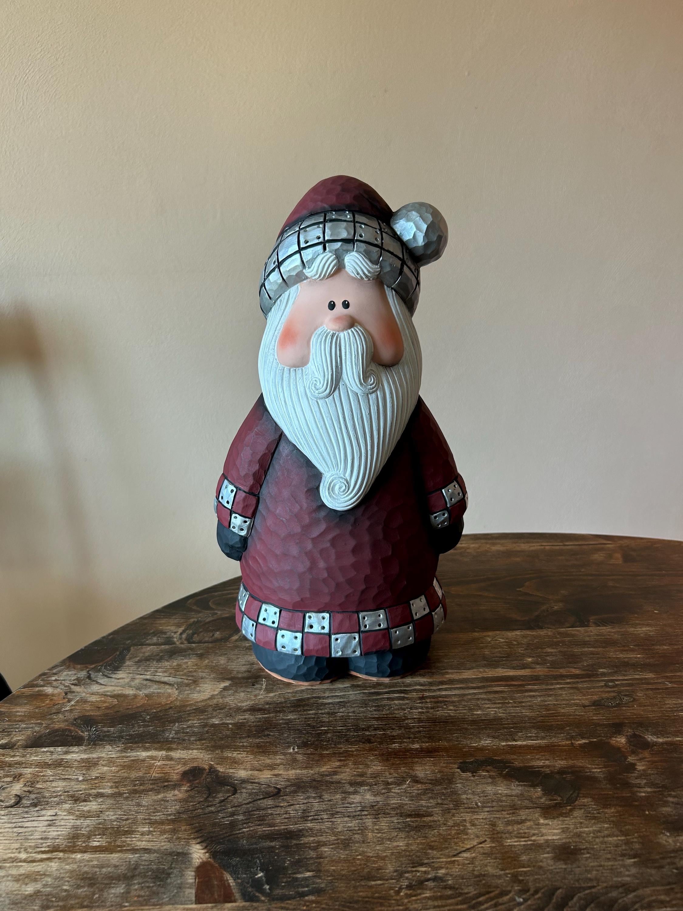 未塗装、すぐに塗装可能な陶器素焼きのサンタ - Etsy 日本