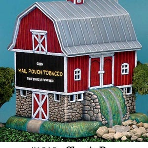 Niepomalowane, gotowe do malowania lub ręcznie malowane ceramiczne Bisque Classic Barn