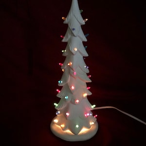 Unpainted ready to paint ceramic bisque tall skinny tree