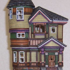 Ready to Paint Ceramic Bisque Queen Anne House