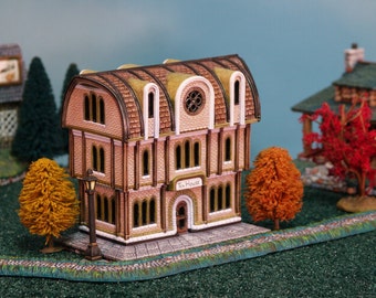 Casa de té de cerámica lista para pintar o pintada
