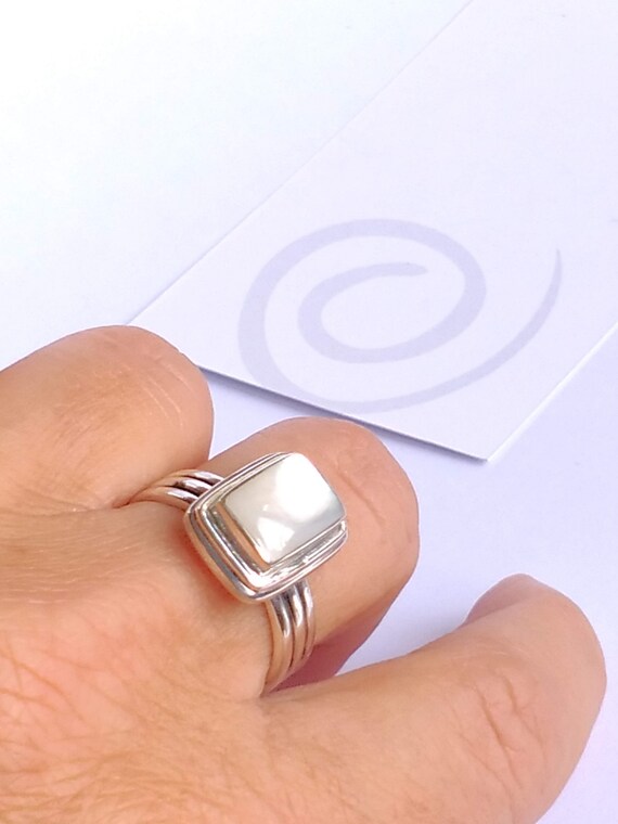 bague solitaire nacre bague solitaire nacre