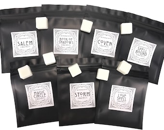 Wax Melt Sample Packs, Your Choice of 3 Scents, Witchy Wax Melts, Ritual Wax Melts, Spells, Altars, Wicca, Wiccan