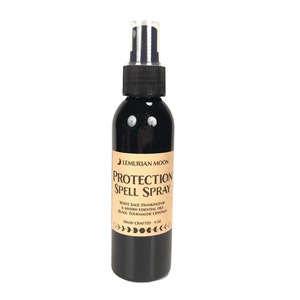 Protection Spell Crystal Spray, Body Spray, Room Spray, Smudge Spray, White Sage, Frankincense, Cedarwood