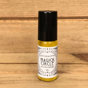 Roll On Perfume, Magick Circle, Sea Salt, Sage, Witchy, Spells, Rituals, Meditation, Anointing Oil, Organic Jojoba Oil image 5