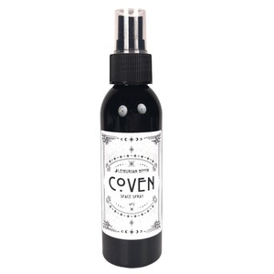 Room Spray, Bulgarian Rose, Black Pepper, Sandalwood, Coven 4 oz Air Freshener, Scented Spray, Witchy Spell Spray, Rituals