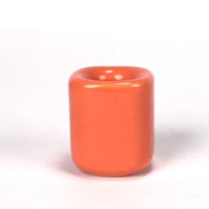Orange Ritual Candle Holder, Mini Ceramic Chime Candle Holder, Ritual Candles, Spells, Wicca, Wiccan, Altar